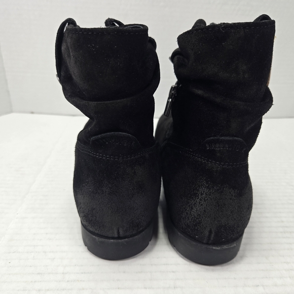 Birkenstock Sarnia Black Waxed Suede Chelsea Ankle Boots Size EU 36 narrow US 5 - Picture 5 of 13